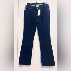 Vineyard Vines Girl’s Size 14 Kick Flare Corduroy Pants NEW Nautical Navy